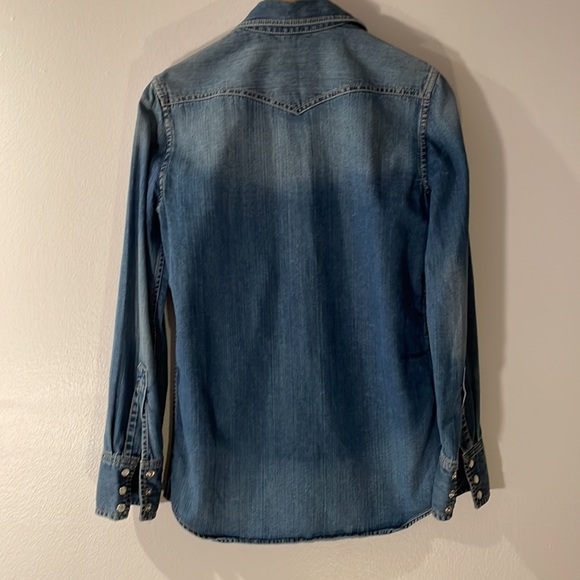 Gucci Snap front denim shirt - Picture 4 of 5